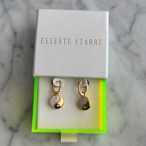 Celeste Starre Yin & Yang Sparkle Earrings